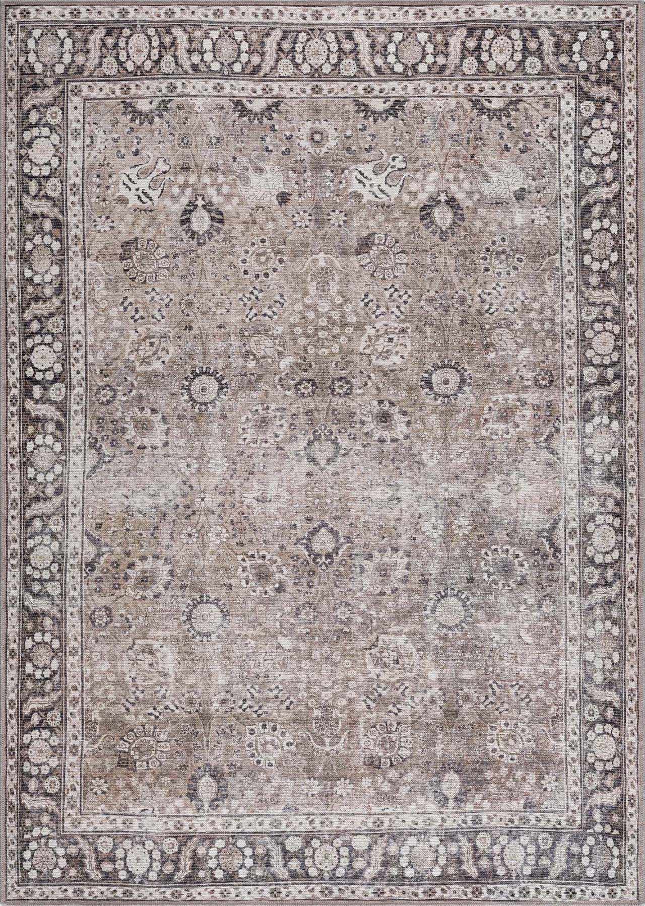 Ganyangan washable rug full front view product display