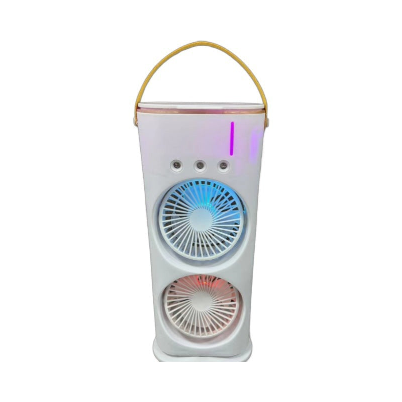 LED double-ended spray fan front and top view display