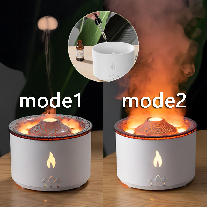 Mode 1 and mode 2 ultrasonic essential oil humidifier side by side comparison